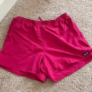 Pink Patagonia baggy shorts